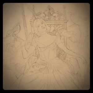 Sketch of Chilling Adventure of Sabrina